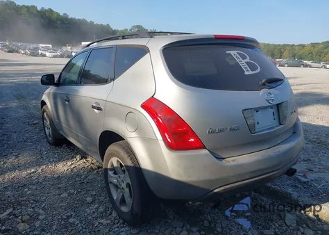 2005 Nissan Murano Sl z USA, uszkodzony, nr VIN JN8AZ08W75W431317